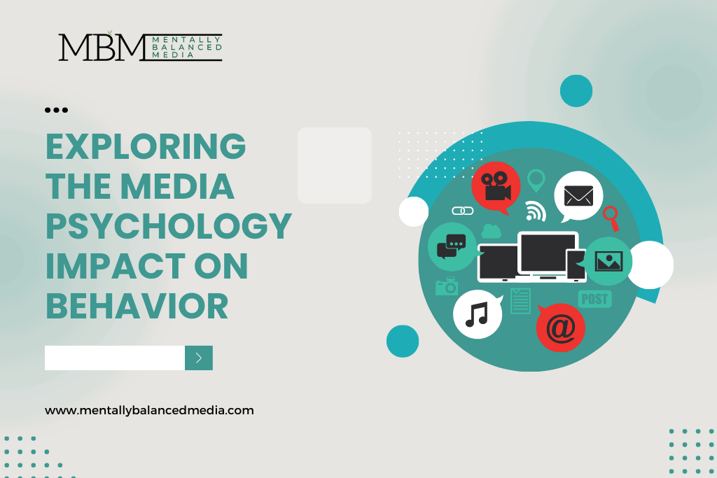Exploring the media psychology impact on behavior with various media icons.
